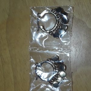 New Avon Hoop Disc Earrings